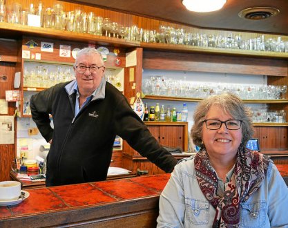 Michel et Nadine Le Goff se sont résolus à vendre leur commerce il y a cinq ans,par manque de clients.