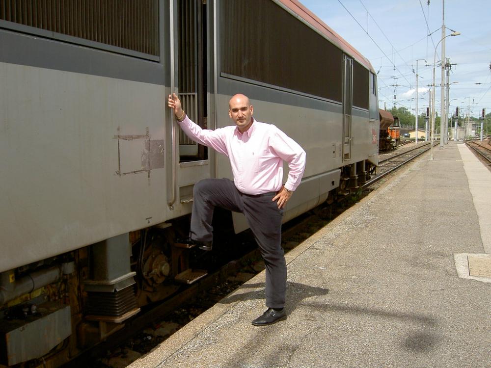 La Sybic & moi en gare de Annemasse, France (21.06.2006)