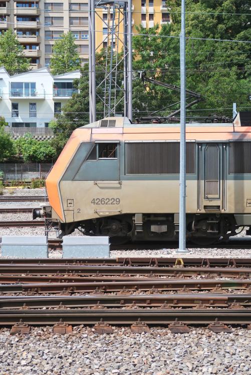 Une Sybic, BB 426229 SNCF en gare de la Praille, Genève (29.07.2019)