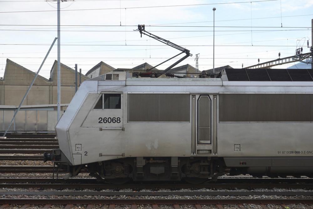 Une Sybic, BB 26068 SNCF en gare de la Praille, Genève (30.01.2020)