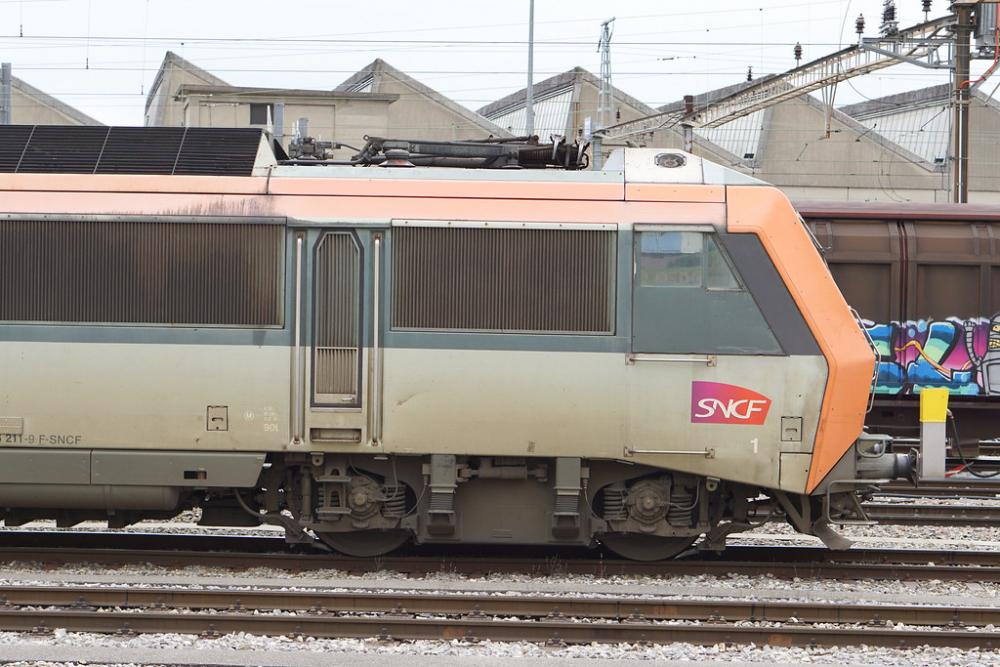 Une Sybic, BB 426211 SNCF en gare de la Praille, Genève (13.02.2020)