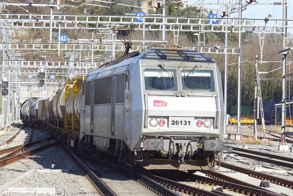 Une Sybic, BB 426131 SNCF en gare de la Praille, Genève (20.02.2020)