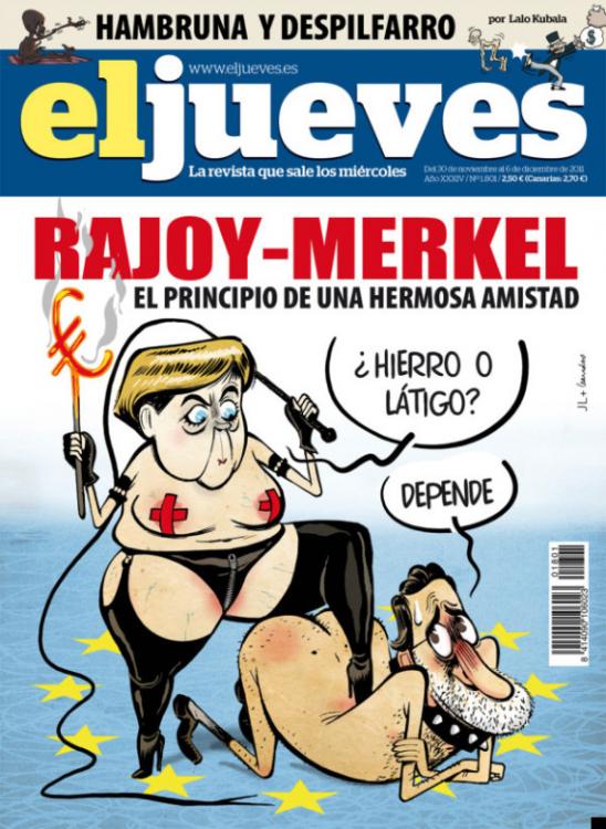 Resultado de imagen de rajoy merkel sado