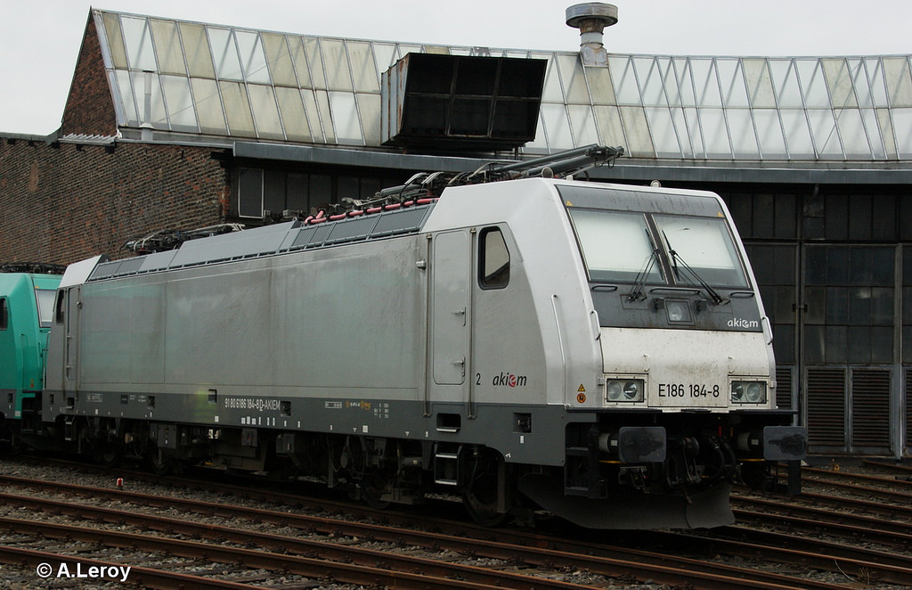 Akiem Bombardier / 34463 / 2009 / TRAXX F140 MS / Bo'Bo'-el 186 184 Krefeld Bw 01-03-2013