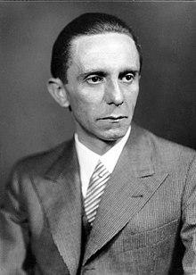 Portrait de Joseph Goebbels par Heinrich Hoffmann.