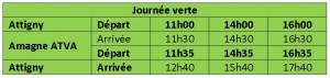 CFTSA 2018 Horaires verts