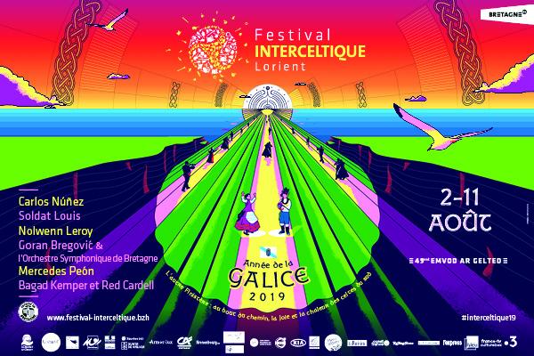 Résultat de recherche d'images pour "affiche festival interceltique 2019"