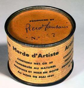 Résultat de recherche d'images pour "Merde d'artiste piero manzoni"