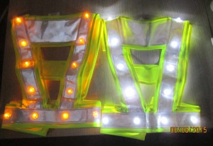 gilet led blanche