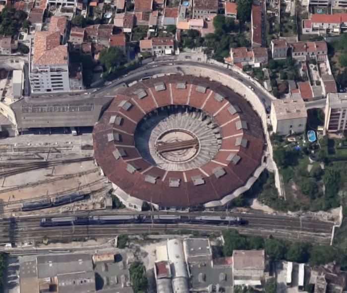 Rotonde Ferroviaire Pautrier, le Donut, Marseille St-Charles