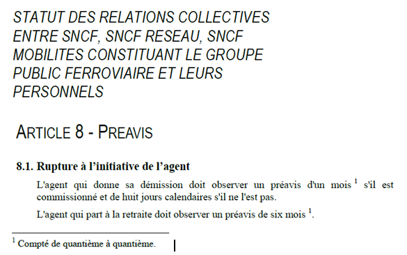 Preavis De Demission L Entreprise Sncf Ses Metiers Ses
