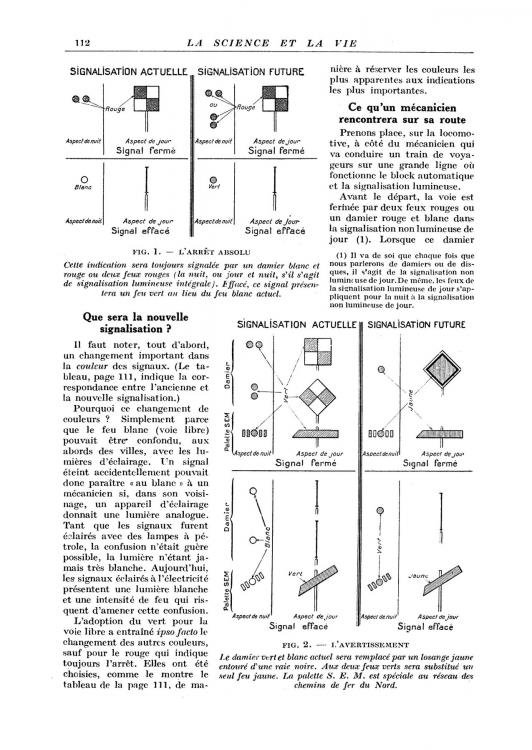 Voici la Nouvelle Signalisation des Chemins de Fer Français. La Science et la Vie 1931-08 112.jpg