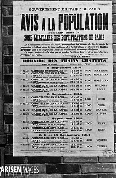 Horaire des trains gratuits. 31 août - 12 septembre 1914.jpg